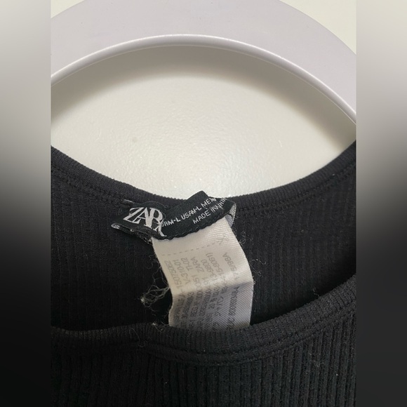 Zara Ribbed Racer Tank - M/L - Picture 2 of 4